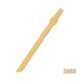 Ginger yellow flexible food grade silicone straw with 3D cartoon bear decoration - Light Yellow