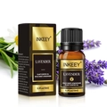 Inkeey 10ml lavender essential oil with brown glass bottle and packaging box - Lavender