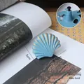 Blue and gold seashell cabinet knob with glitter finish and single screw hole, 5x6.5cm - Shell-Blue Gold