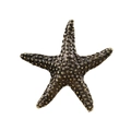 Antique copper starfish decorative metal handle with realistic vintage texture - Starfish / Antique Gold