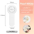 Pearl white ABS toilet seat lifter with built-in aromatherapy and SimpleLife design - Pearl White (+Random Aromatherapy)