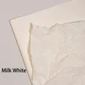 Creamy white pearlescent wrapping paper, 38 sheets of 50x70cm tissue for floral bouquets - Authentic 【milk White】 50*70 Cm / 38 Sheets; Better Wholesale Price For Whole Boxes.
