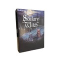 Solitary Witch Oracle cards set with witch and black cat illustration on white background - G50 The Solitary Witch Oracle