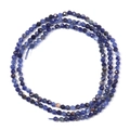 Faceted blue and dark sodalite natural stone beads for DIY jewelry making - Blue Sodalite