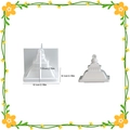 Christmas lantern silicone mold for resin castle candle holder with sizing details - Wind Lantern Top Cover-A