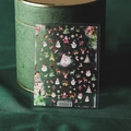 5D Christmas nail stickers with vintage Santa and reindeer motifs in festive colors - Christmas Elk (TS-228)