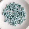 Light blue cylindrical acrylic tube beads for DIY jewelry and phone charms - 17# Sky Blue