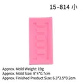 Pink silicone ladder mold for fondant cake decorating small size food grade material - No.2 Small / Pink
