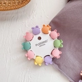 Set di 10 mini fermagli per capelli a forma di orsetto in vari colori vivaci su carta - 10 Pz Orso