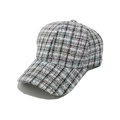 Gorra de béisbol de tweed clásica con lentejuelas de colores y patrón con textura - M (56-58cm) / Negro
