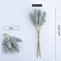 Kunstmatig lichtblauw lavendel tarwebundel voor huisdecoratie, hoogte 30cm - 6-delige set / Blauw