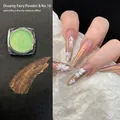 Nail art chrome aurora powder in shade 10 fairy pink with dreamy iridescent effect - 10# Fairy Powder