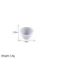 Mini taza de silicona para mezclar resina DIY, dimensiones 1.9 cm de alto y 3 cm de ancho - Vaso dispensador redondo pequeño