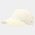 Detail of laser-cut breathable holes on a minimalist beige quick-dry baseball cap - Adjustable / Beige