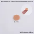 Miniature orange vegetable resin accessory for DIY dollhouse crafts, 1.2cm diameter - 1.2cm Mini Chicken Patty