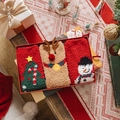 3er-Pack Weihnachts-Kuschelsocken Geschenkbox mit Rentier- und Schneemann-Motiven - Einheitsgröße / Weihnachtsbaum, Rentier Und Schneemann Stile (8091 Large Xmas Tree)