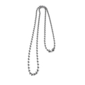 Silver stainless steel bead chain necklace with lobster clasp in a minimalist style - 60CM / 3.0mm Ball Chain