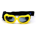 Gafas amarillas ajustables para perros con protección UV para mascotas pequeñas - Amarillo