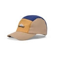 Cappellino da campeggio per bambini ad asciugatura rapida con ricamo montagna multicolore - Khaki misto