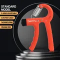 Orange 5-60kg adjustable grip strength trainer with steel spring for hand exercises - Regular Non-padded / Orange