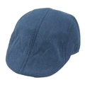 Navy blue breathable mesh ivy cap for men in a classic British gentleman style design - One Size(Adjustable) / Navy Blue