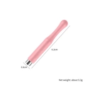 Pink cat eye magnetic wand for nail art with dimensions 6.2cm long and 0.8cm wide - CT-26 Cylindrical Pink Handle