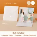 3D Teacher's Day pop-up card set with illustration, envelope, and For U sticker - Campus Life Series - Style A (HK8007)
