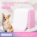 Pink checkered XL 60x90cm thick dog pee pads for large breeds, pack of 20 pieces - Size XL 60x90cm (20 Count) / 1.8kg Super Thick Pink/White