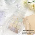 Morandi wax seal stickers set with 18 floral plant designs for scrapbooking and envelopes - Moonlight Island Grey