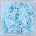 Light blue shredded raffia paper filler for gift boxes, decorative paper strips 20g - Light Blue
