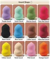 Gourd-shaped makeup sponge set in 12 assorted colors for smooth cosmetic application - Gourd Shape (Bulk)