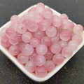 8mm pink gradient glass beads for DIY jewelry making with round hole finish - 8mm / A14# Nutmeg Color (8MM)