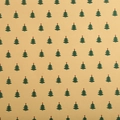Thick kraft Christmas gift wrapping paper with green Christmas tree and red star patterns - Christmas Tree with Colorful Stones