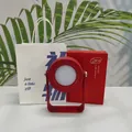 Portable red telescopic LED lantern night light with matching gift box and white bag - Blue Gift Bag / Red