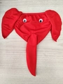 Men's funny red elephant thong with plush ears and long trunk for holiday party - Red Elephant Thong