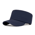Casquette militaire homme bleu marine à séchage rapide avec maille respirante et couture - Bleu marine