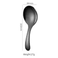 304 stainless steel black mini spoon for dessert or tea with 103mm length - SUS 304 Black Spoon