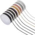 Set fai da te per gioielli con 8 colori di catene in metallo e chiusure a moschettone - Catena Piatta Densa da 2,5 mm Combo 8 Colori