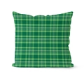 Kissenbezug mit grünem Karomuster für Weihnachtsdekoration und Wohnzimmer-Sofas - Grünes Schottisches Karomuster/TQR30-8