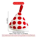 Copertura isolante a pois per pomello del coperchio di pentole e casseruole - Rosso a Pois