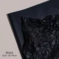 Elegant black silk tissue paper 50x70cm for luxury gift and floral bouquet wrapping - Authentic [black] 50*70cm/18 Sheets; Better Wholesale Price For Whole Boxes.