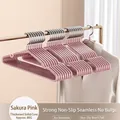 Grucce in metallo antiscivolo rosa ciliegio con design a spalla larga senza segni - Stile Prolungato (80g) / Rosa