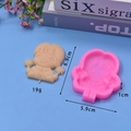 Dettaglio stampo in silicone per dolci con motivo di ragazzo in stile cinese - Personaggio Cinese Versione Q (4)
