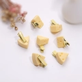 Set of seven sweet yellow cheese shaped hair clips with metal duckbill clips - Yellow Cheese Duckbill Clip / Yellow Cheese