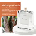 Aquatic woody reed diffuser in glass bottle with notes of bergamot, cedar and musk - Cloud Walk