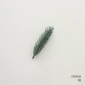 Artificial green pine needles accessory for Christmas wreaths, size 12x3cm - Blue-Green Pine Needles