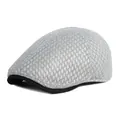 Atmungsaktive Mesh-Schirmmütze in Grau und Schwarz für den Sommer im Modestil - Ca. 56-58cm / Grau
