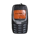 Retro-Handy-Rucksack in Schwarz und Orange aus hochwertigem PU-Leder-Material - Schwarz