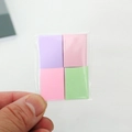 Miniature colorful dollhouse books set in 1:12 scale with plastic packaging - Pink