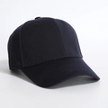 Classic navy blue cotton baseball cap with structured six-panel design and plain minimalist style - One Size / Navy Blue